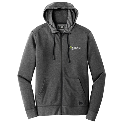 QuiAri New Era Tri-Blend Fleece Full-Zip Hoodie