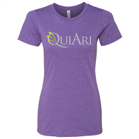 QuiAri Next Level Women's CVC Crew - Purple Rush